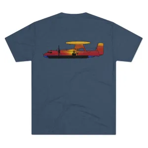 E-2 Sunset Theme - No Words Men's Tri-Blend Crew Tee