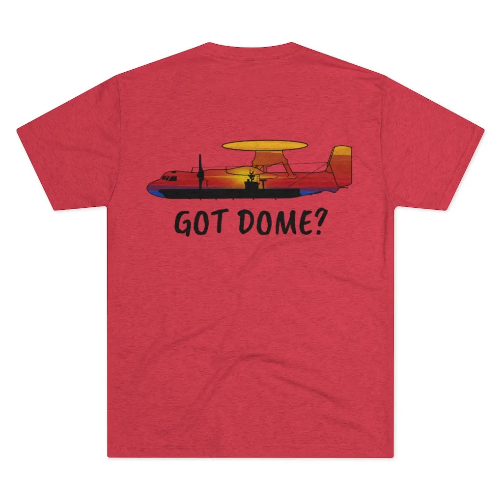 E-2 Sunset Theme - "Got Dome" Men's Tri-Blend Crew Tee