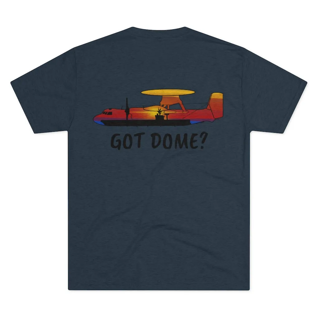 E-2 Sunset Theme - "Got Dome" Men's Tri-Blend Crew Tee