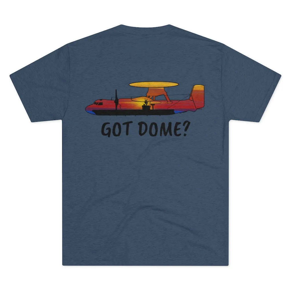 E-2 Sunset Theme - "Got Dome" Men's Tri-Blend Crew Tee