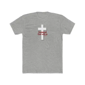 Emmanuel God With Us Men's Cotton Crew Tee