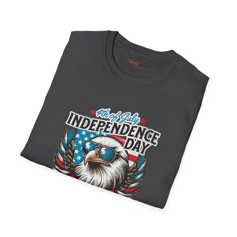 Epic 4th of July Tee with Eagle with Glasses