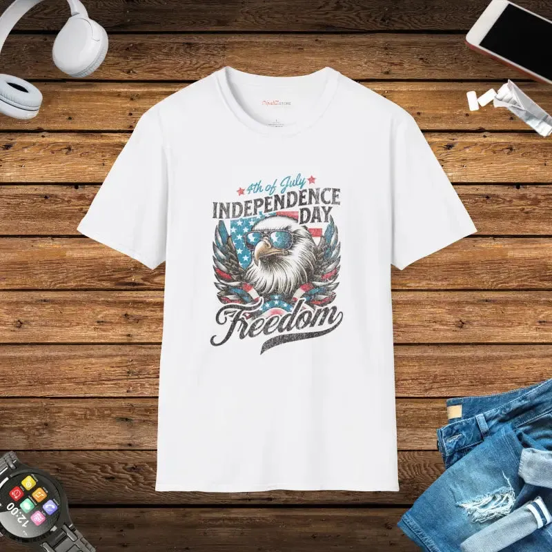 Epic 4th of July Tee with Eagle with Glasses