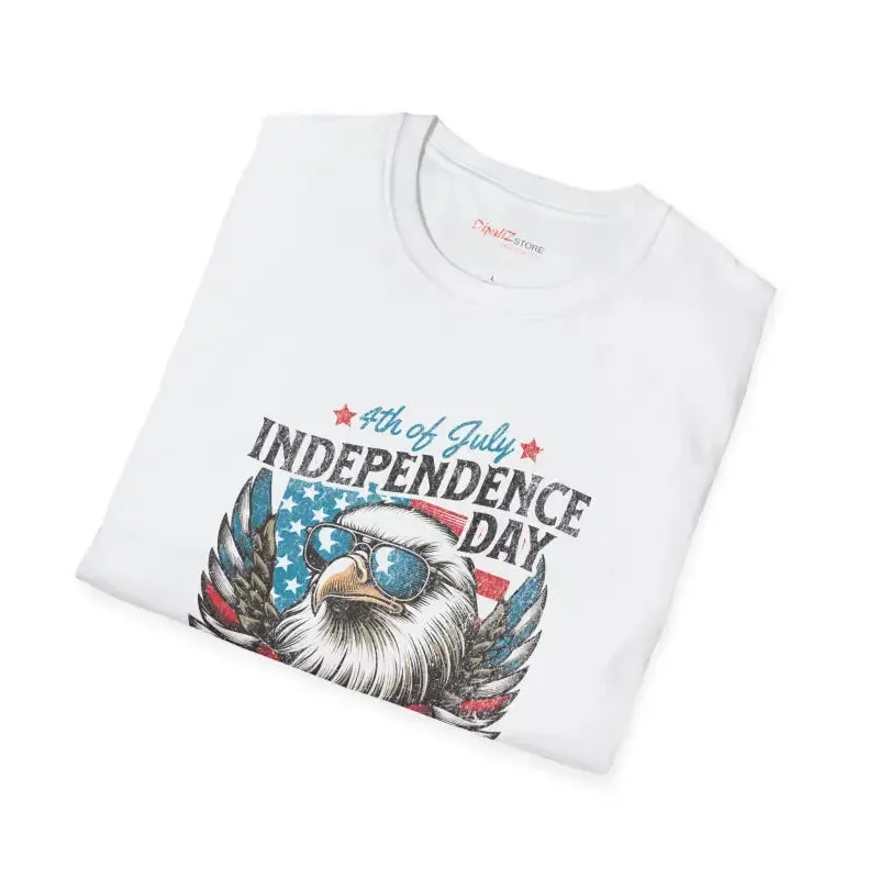 Epic 4th of July Tee with Eagle with Glasses