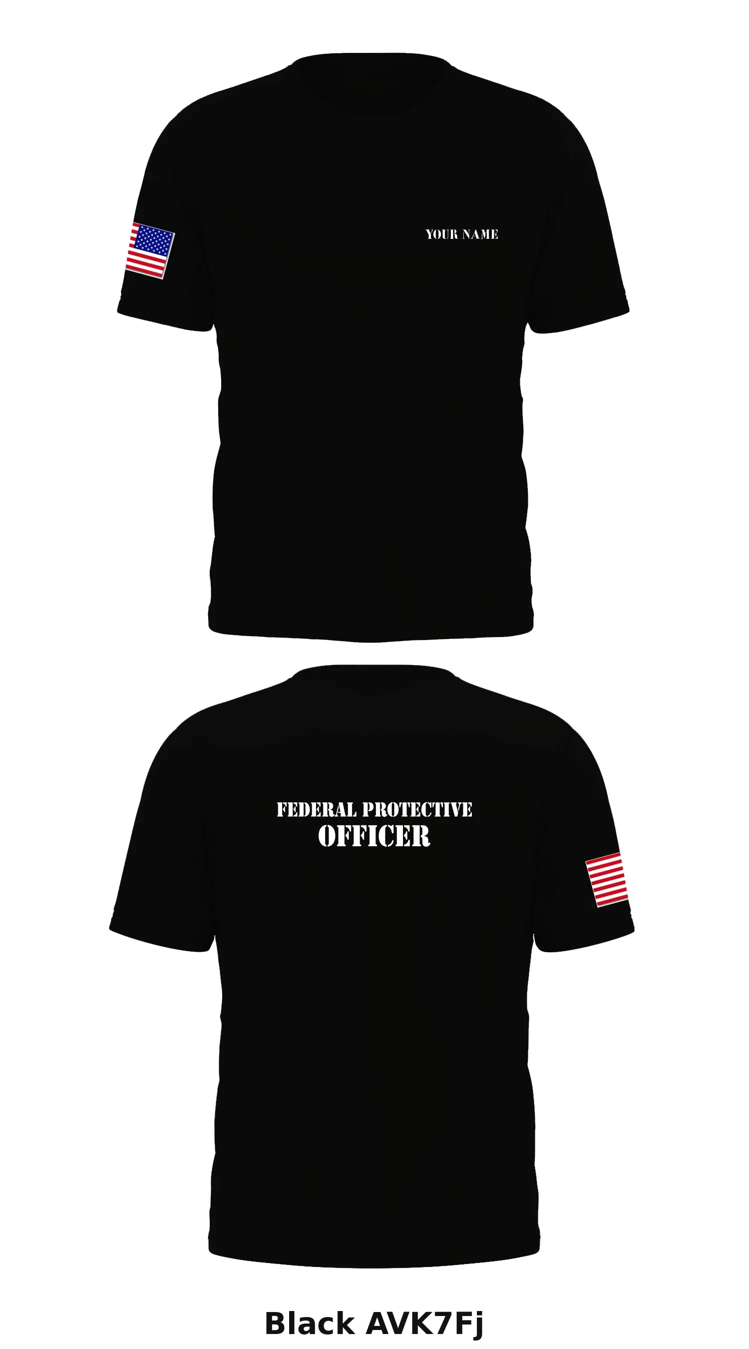 Federal protective security officer  Store 1 Core Men's SS Performance Tee - AVK7Fj