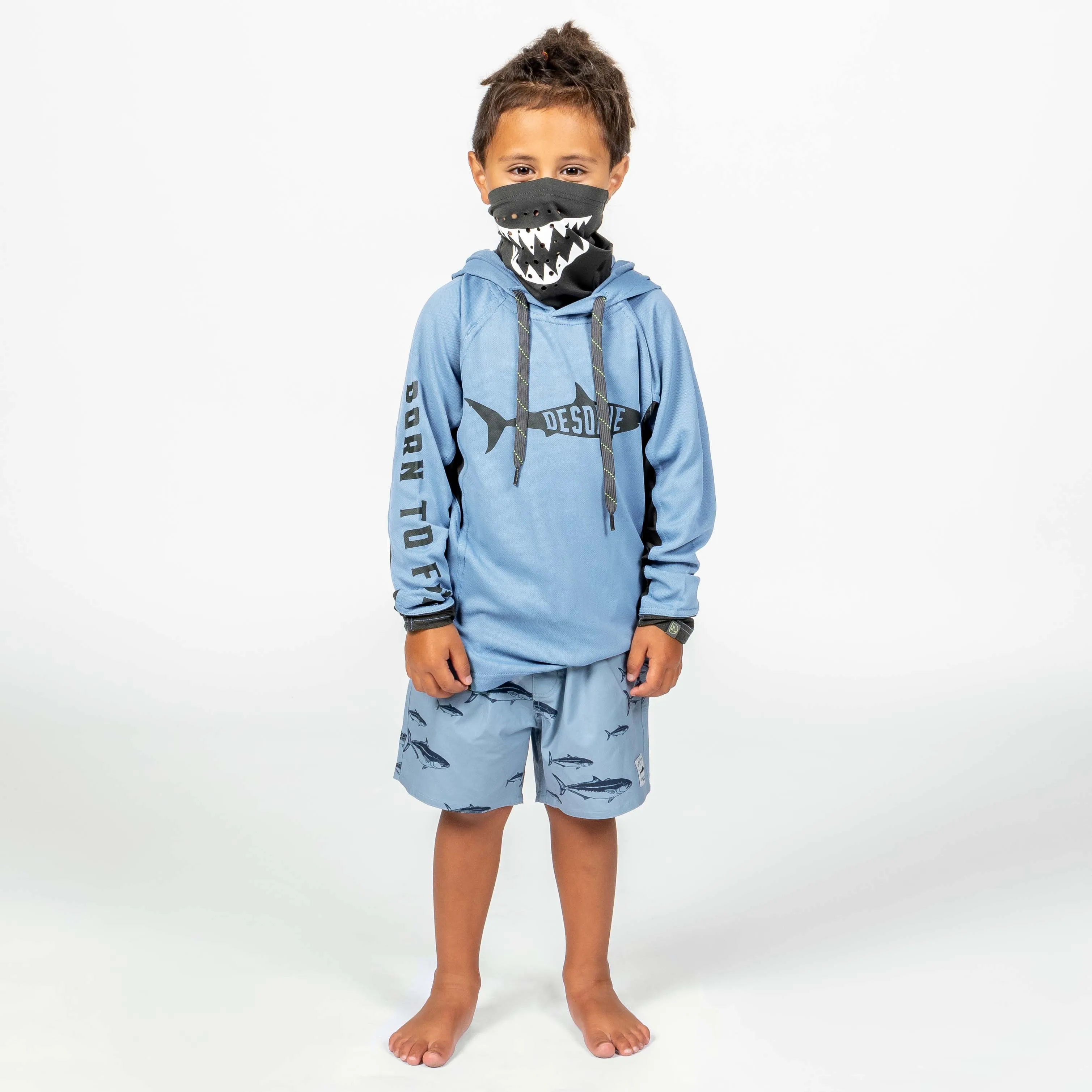 Fish Face Hoodie Kids