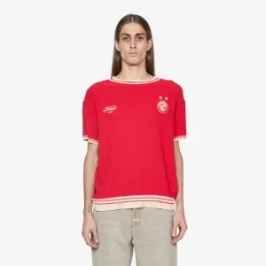 Football Shortsleeve Sweater Red