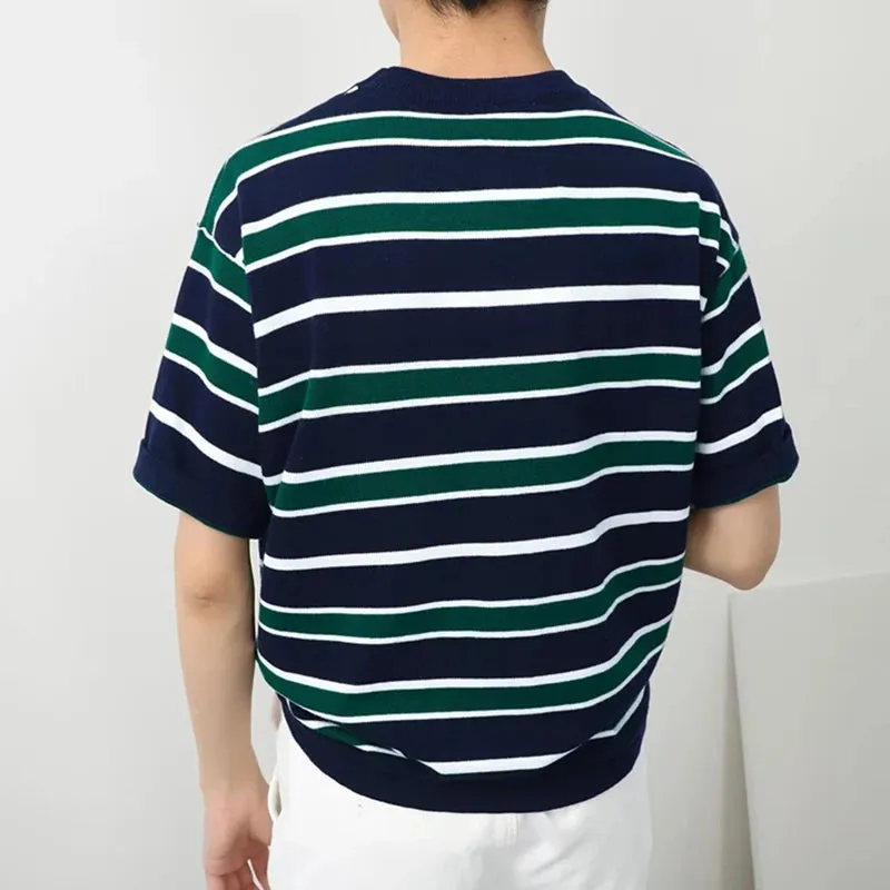 Fresco Elite Gestreiftes Tee
