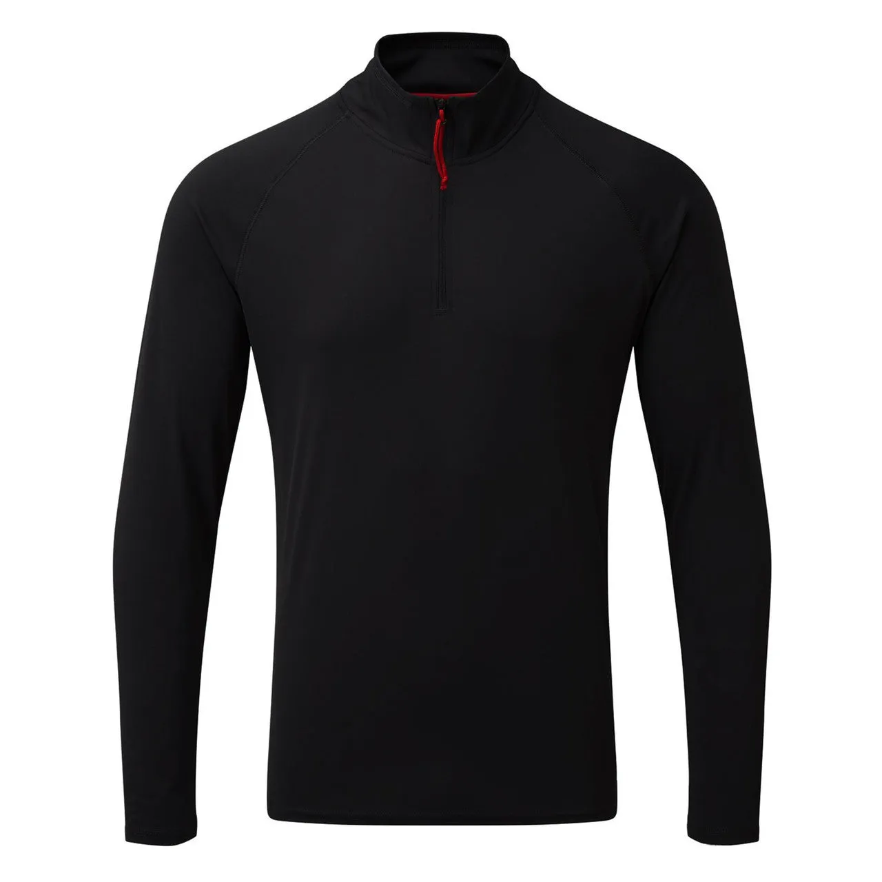 Gill Men's UV Tec Long Sleeve Zip Tee - Black