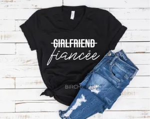 Girlfriend Fiancee Engagement Shirt