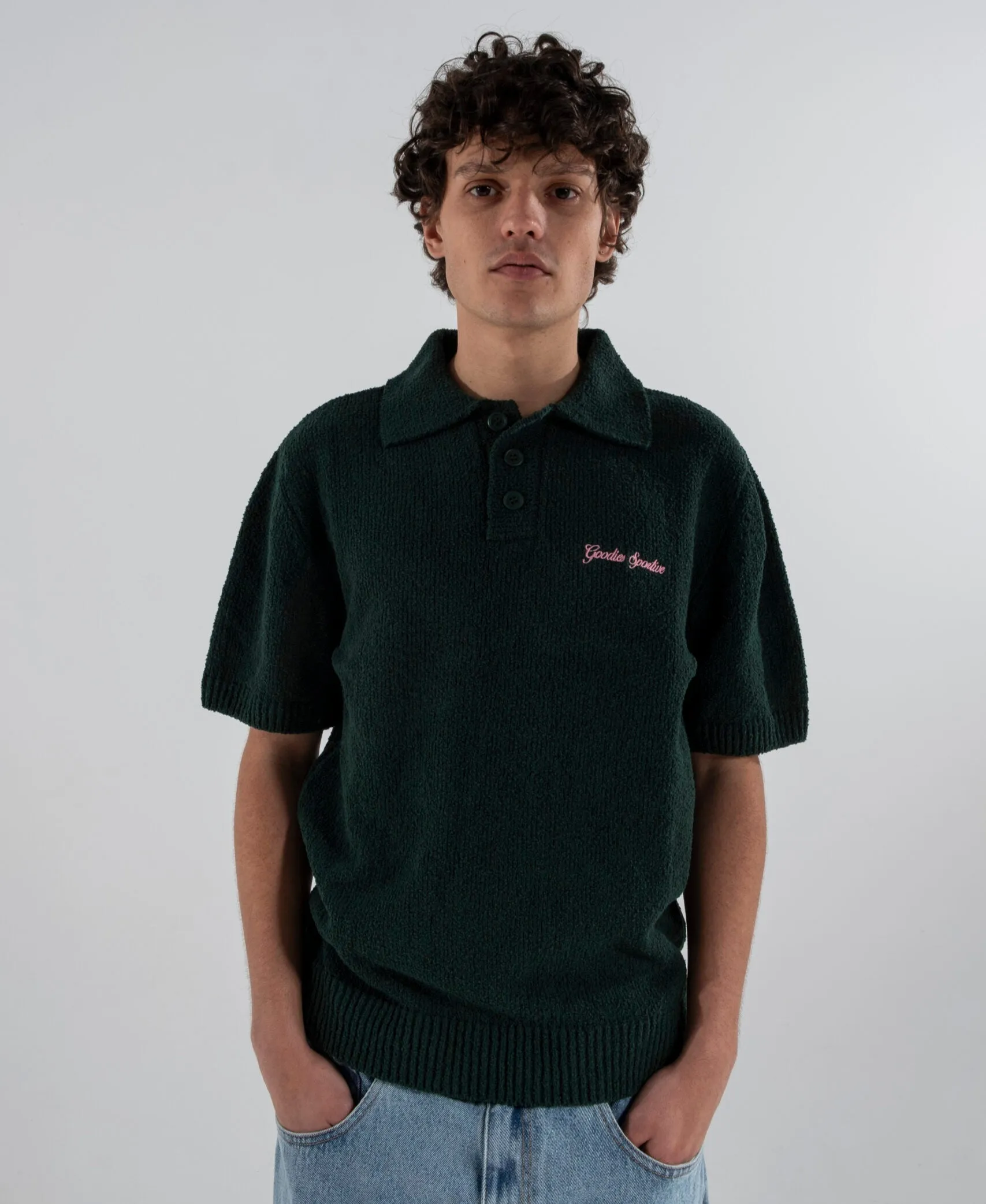 Goodies Sportive Vintage Knit Polo Cactus