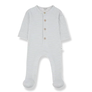 Guim Misty Blue Striped Jumpsuit