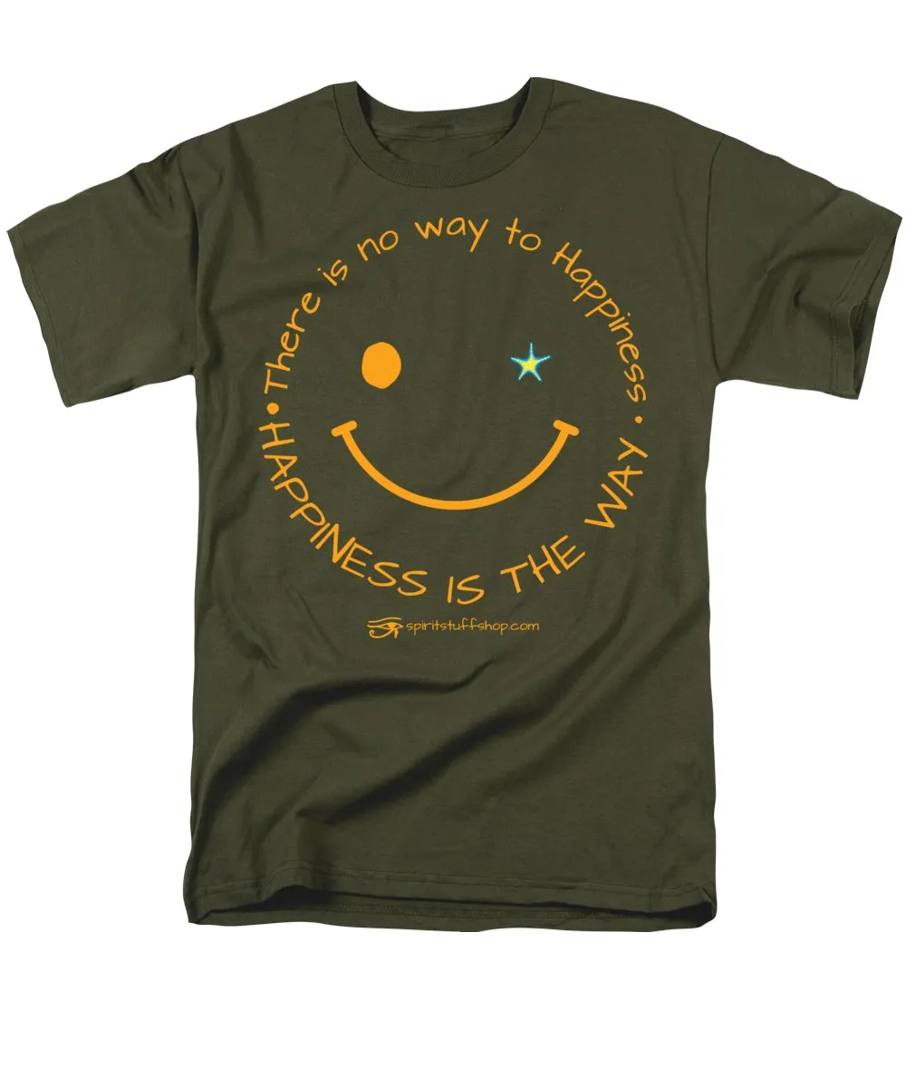 Happiness Is The Way - Men's T-Shirt  (Regular Fit)