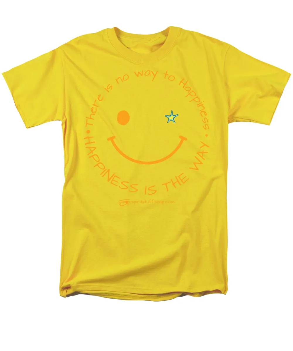 Happiness Is The Way - Men's T-Shirt  (Regular Fit)