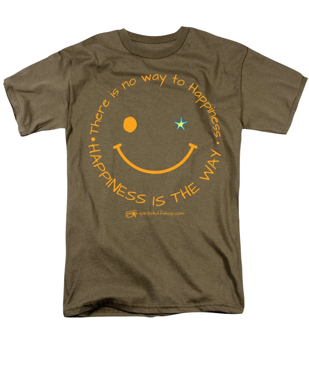 Happiness Is The Way - Men's T-Shirt  (Regular Fit)