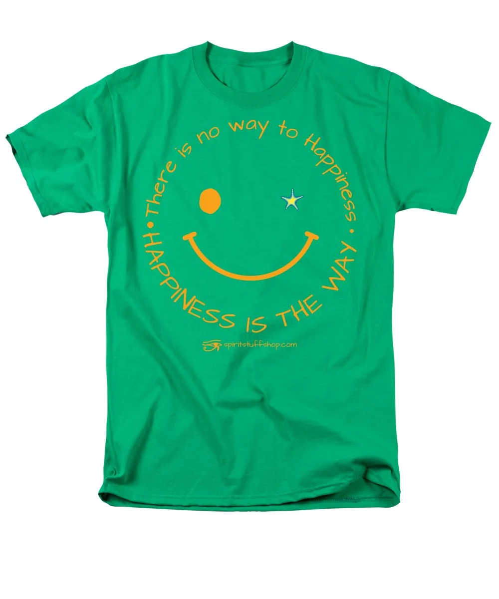 Happiness Is The Way - Men's T-Shirt  (Regular Fit)