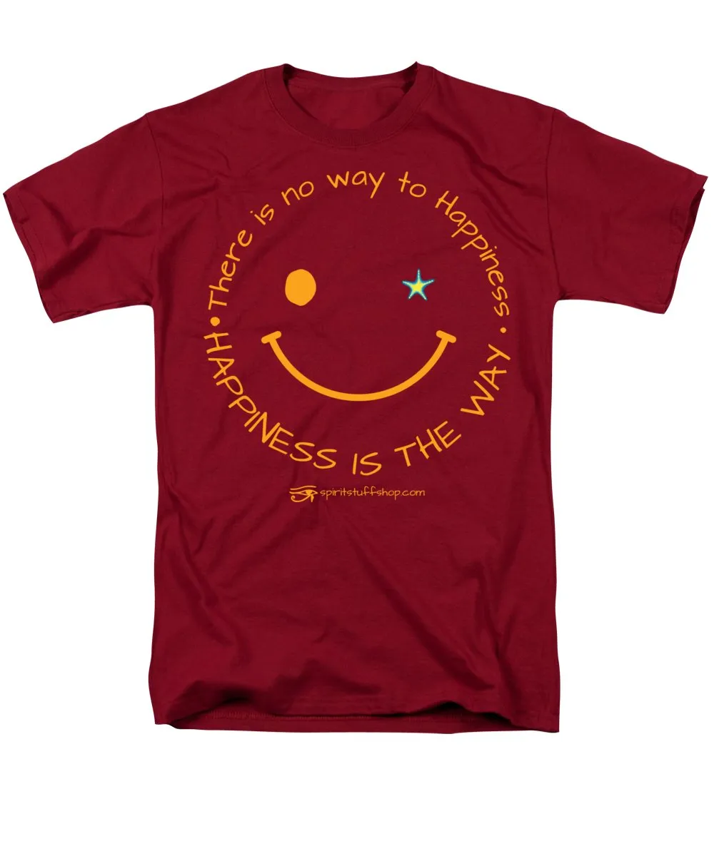 Happiness Is The Way - Men's T-Shirt  (Regular Fit)