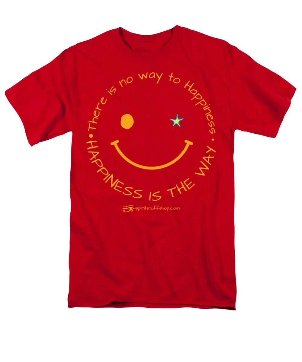 Happiness Is The Way - Men's T-Shirt  (Regular Fit)
