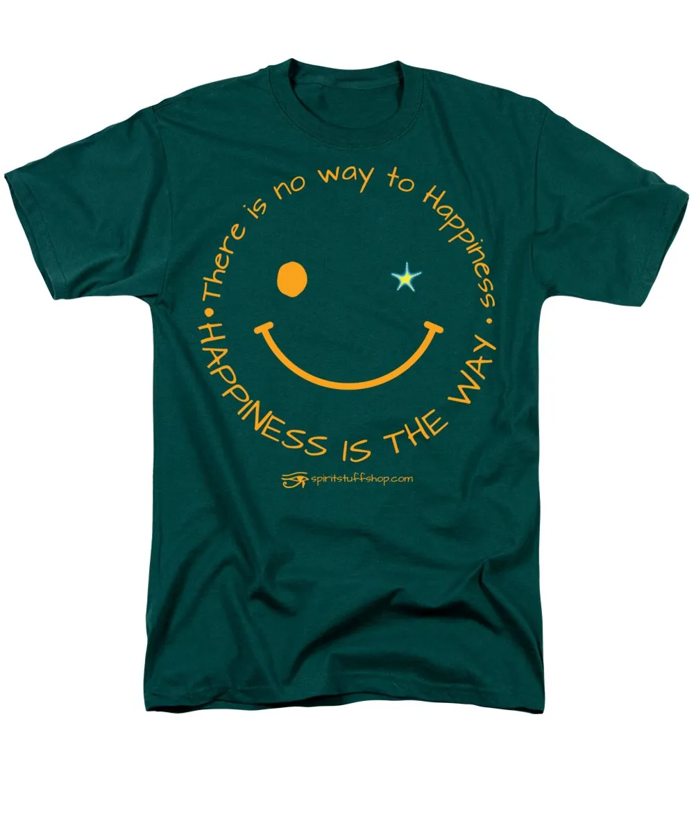 Happiness Is The Way - Men's T-Shirt  (Regular Fit)