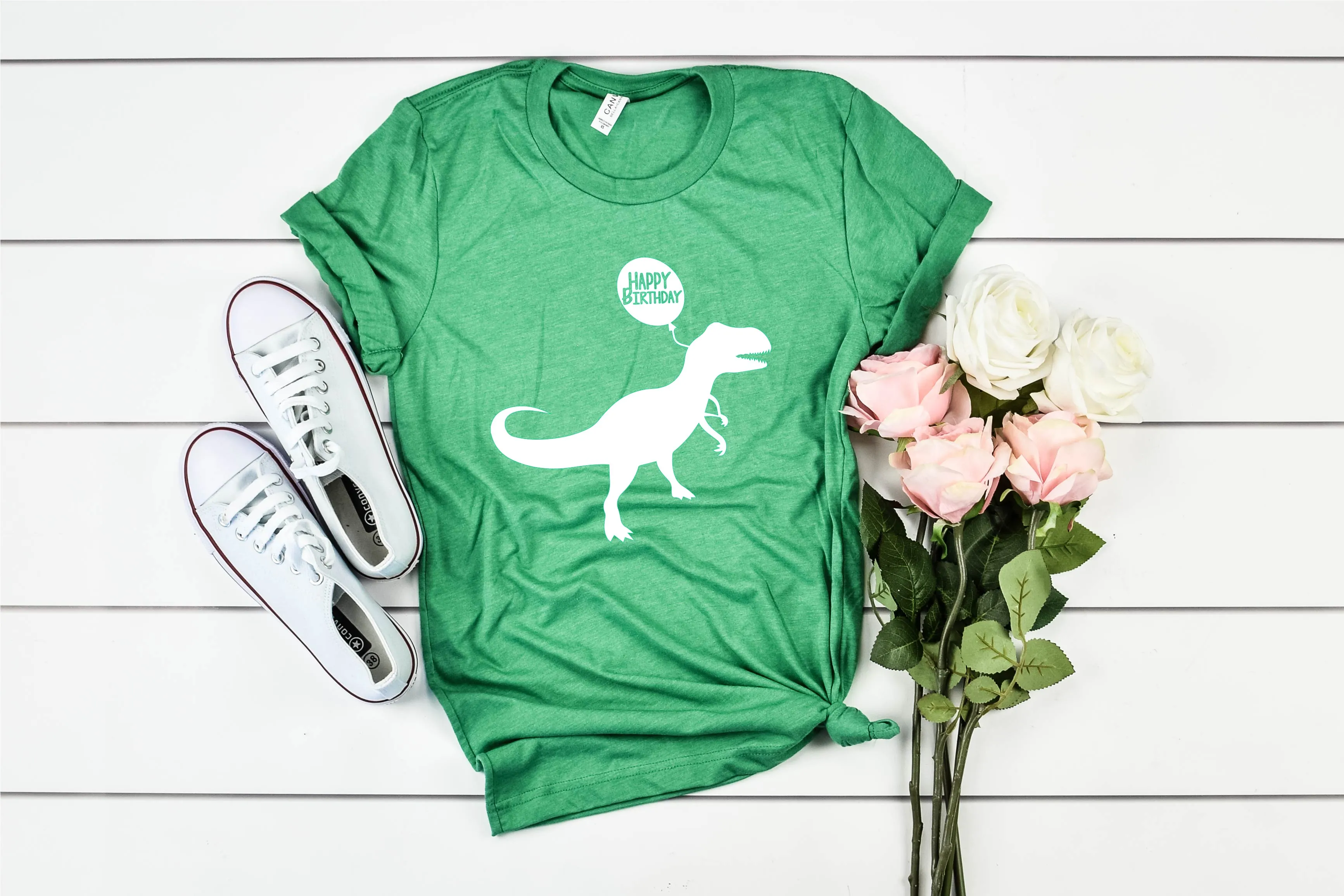 Happy Birthday Dinosaur Shirt | Unisex Adult