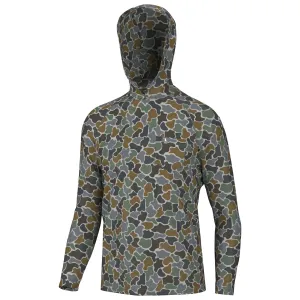 Heather Blend Hoodie in Localflage Bluff