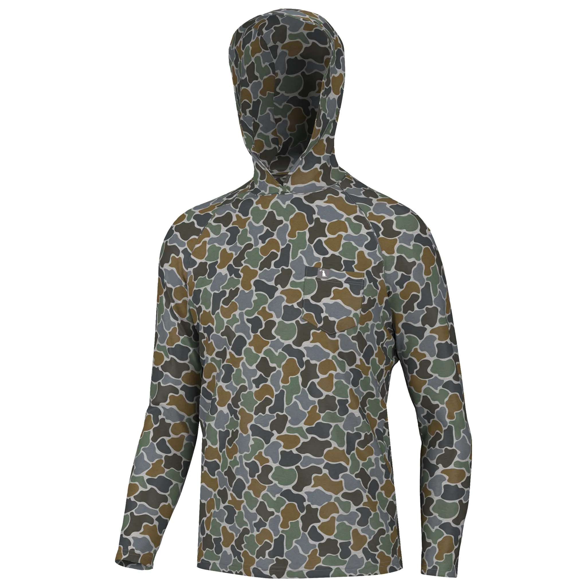 Heather Blend Hoodie in Localflage Bluff
