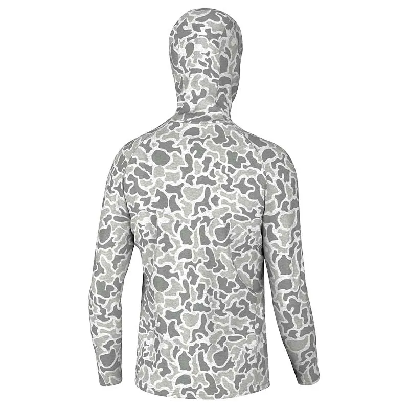 Heather Blend Hoodie in White Localflage