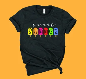 Hello Summer Popsicle Shirt | Summer Shirt | Unisex Shirt