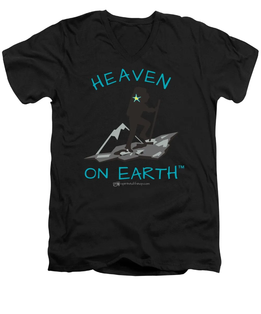Hiker Heaven On Earth - Men's V-Neck T-Shirt