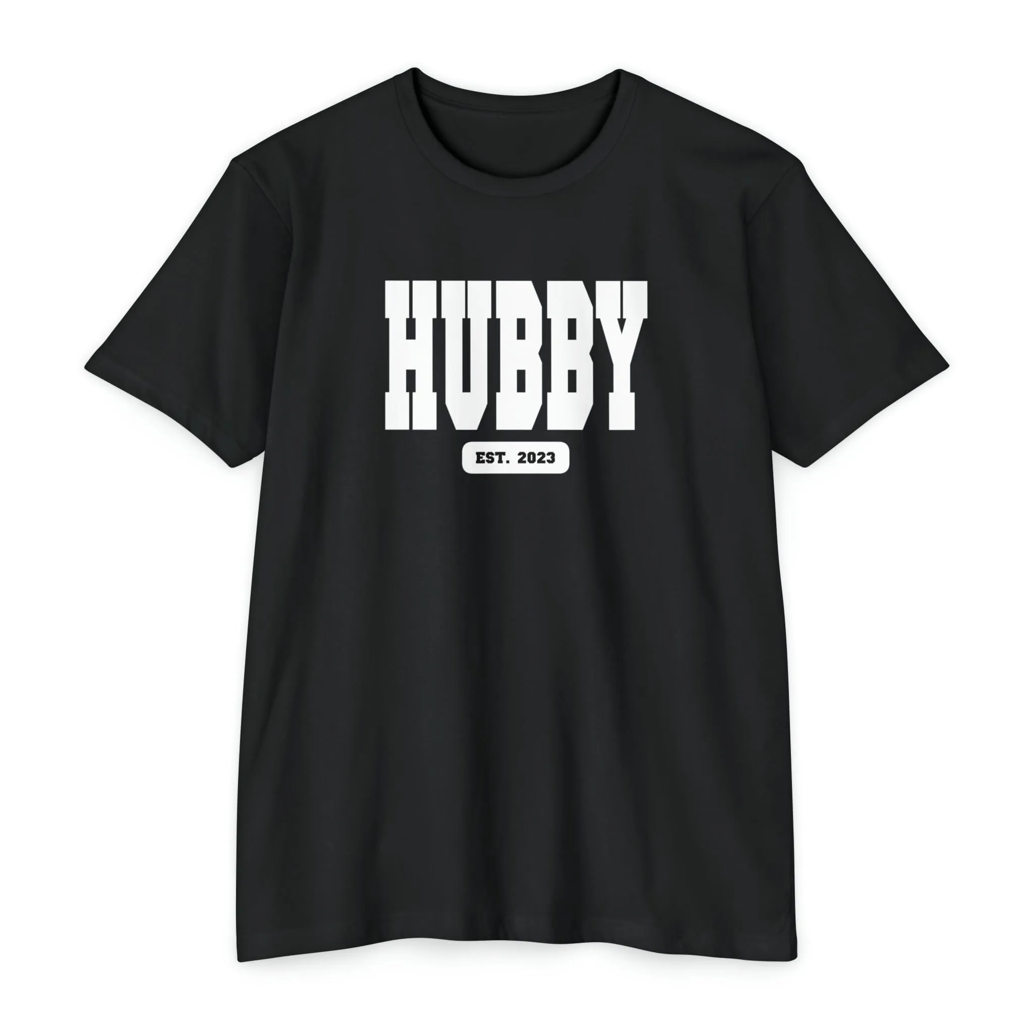 Hubby EST 2023 Unisex Jersey T-shirt