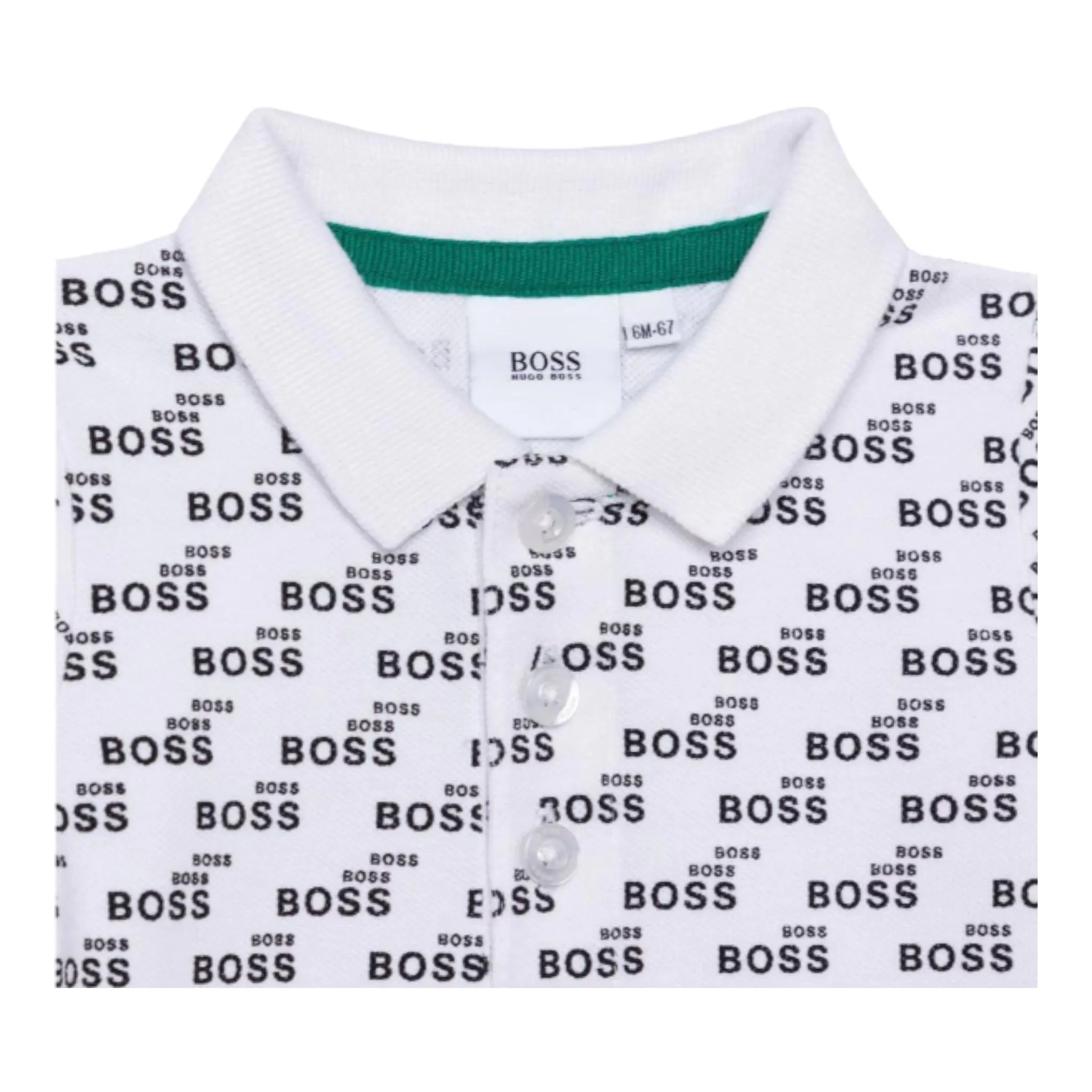 Hugo Boss Kids Toddler's All Over Print Logo Polo