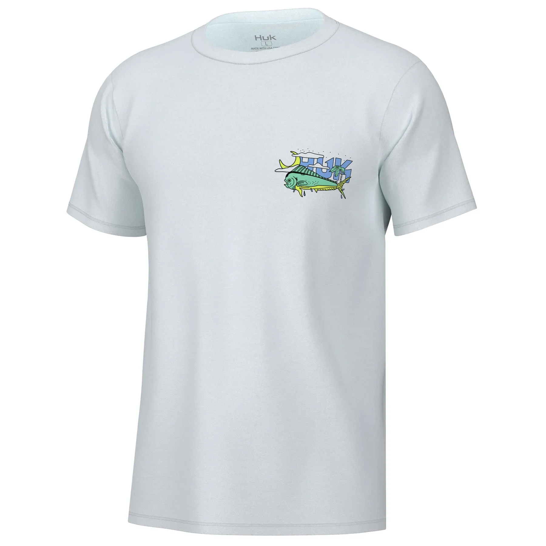 HUK Dolphin Dreams Tee - White