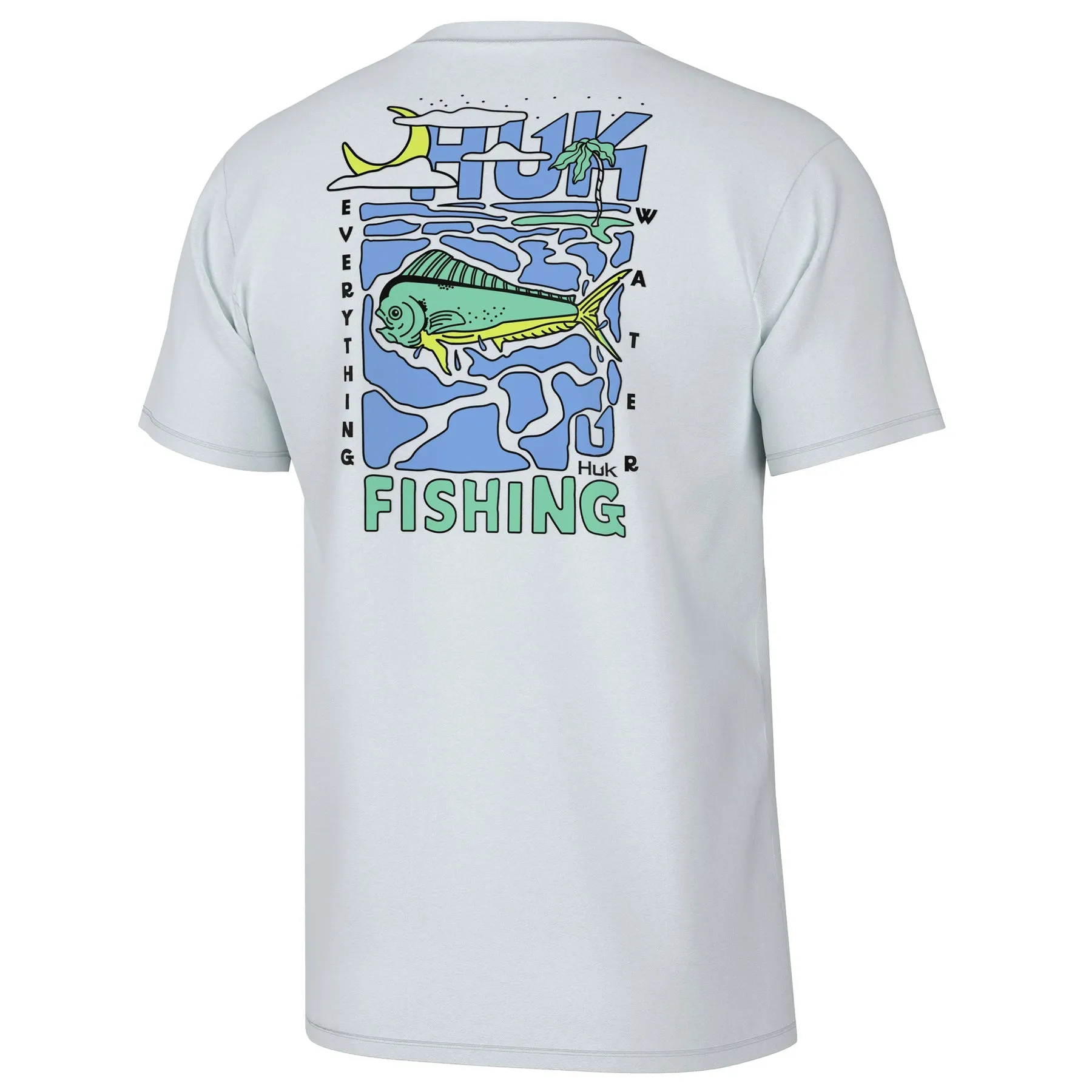 HUK Dolphin Dreams Tee - White