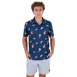 Hurley H2O-Dri Ace Fiesta Mesh Polo Shirt - Abyss