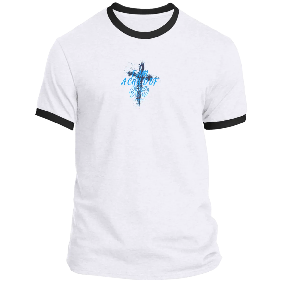 I Am Child of God Men’s Ringer Tee