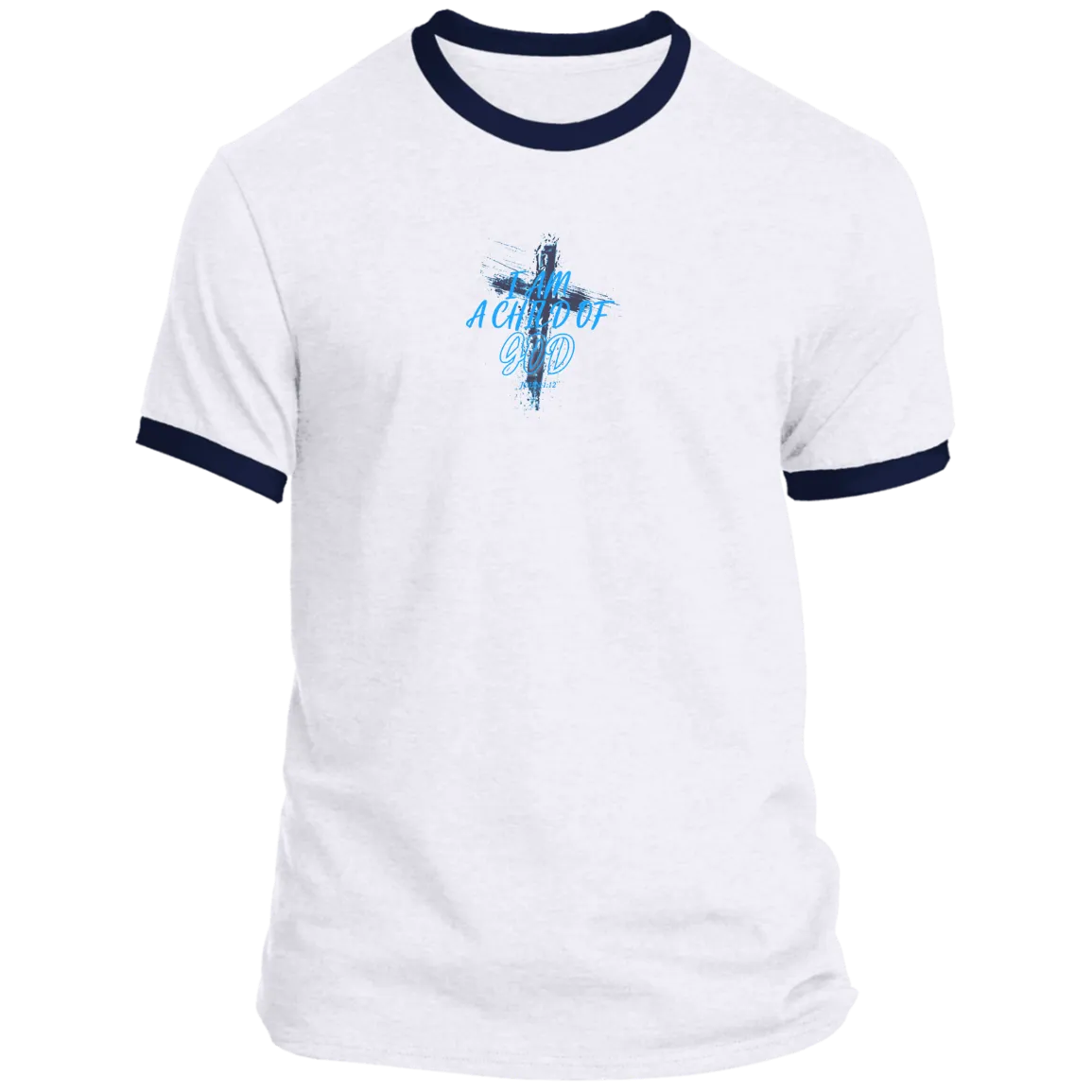 I Am Child of God Men’s Ringer Tee