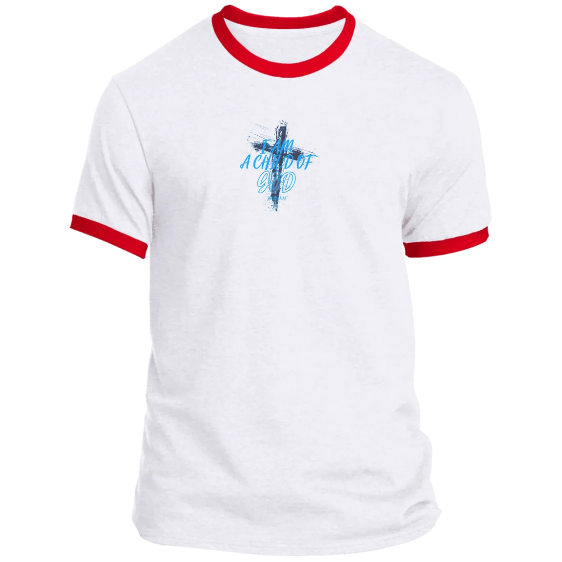 I Am Child of God Men’s Ringer Tee