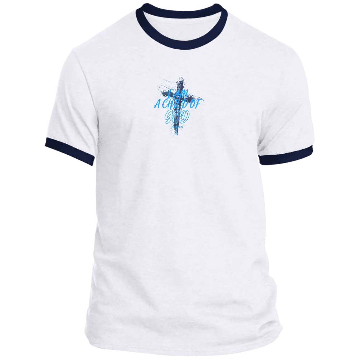 I Am Child of God Men’s Ringer Tee