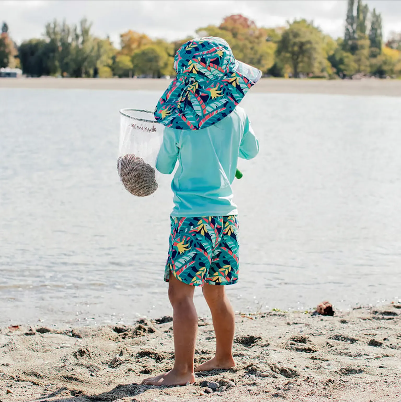 Kids UV Rashguard Top | Lagoon