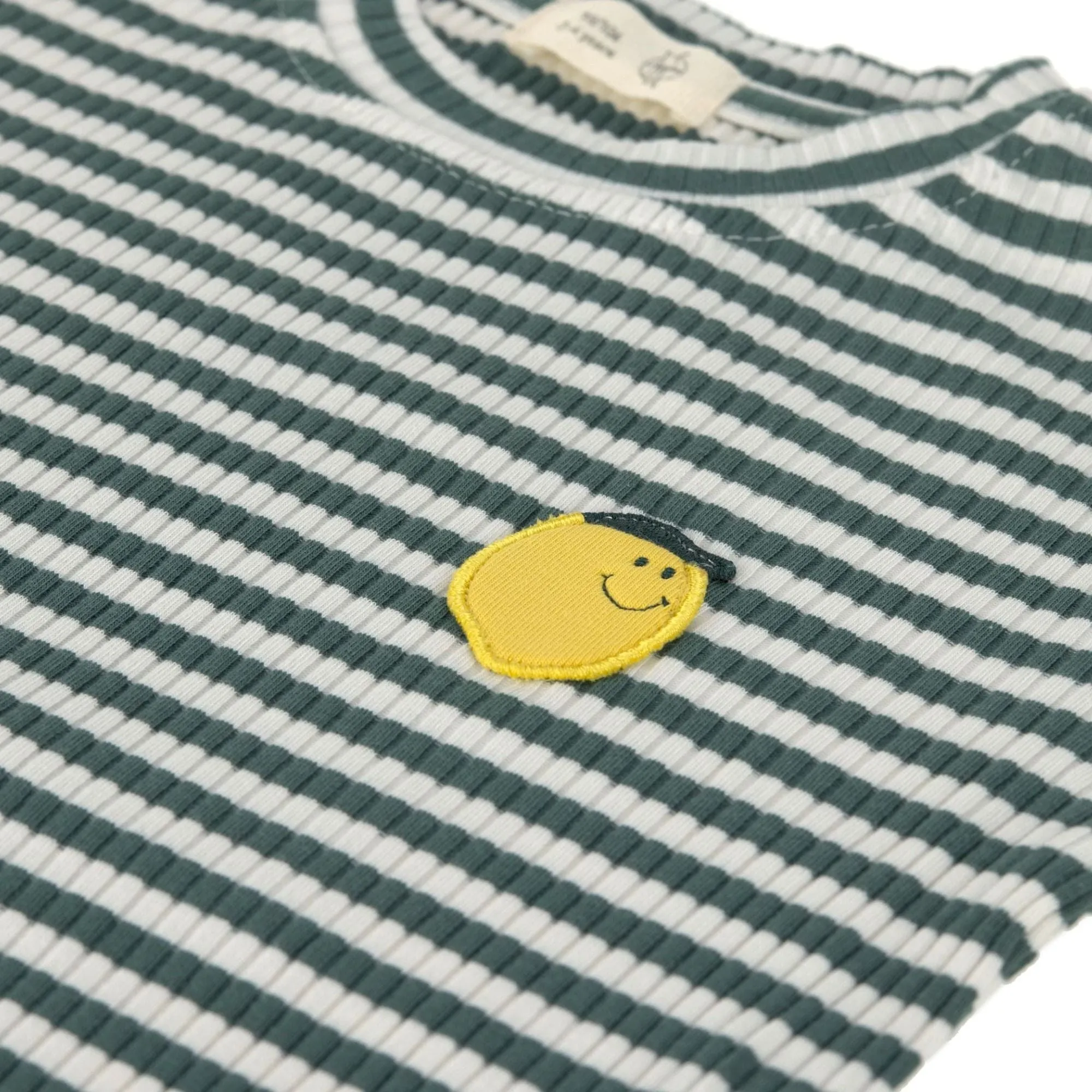 Kinder Ripp Langarm-Shirt Little Gang aus Bio-Baumwolle GOTS