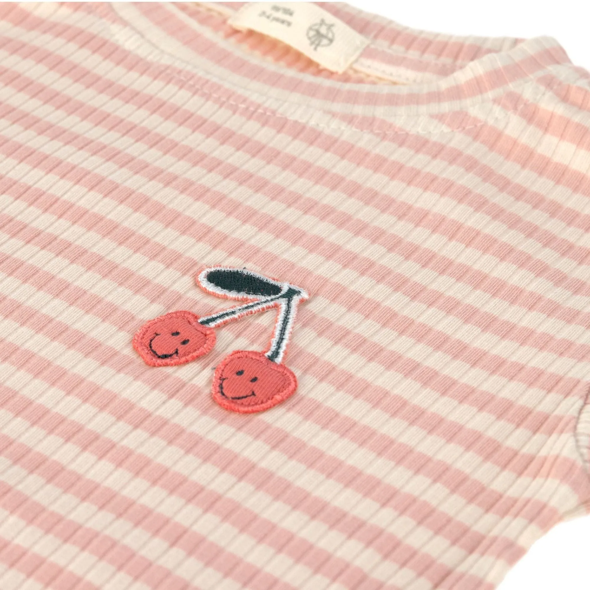 Kinder Ripp Langarm-Shirt Little Gang aus Bio-Baumwolle GOTS