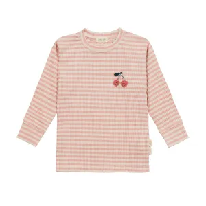 Kinder Ripp Langarm-Shirt Little Gang aus Bio-Baumwolle GOTS