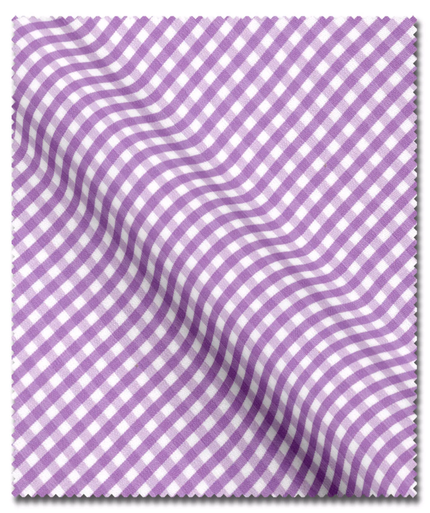 Lavender Mini Gingham Dress Shirt