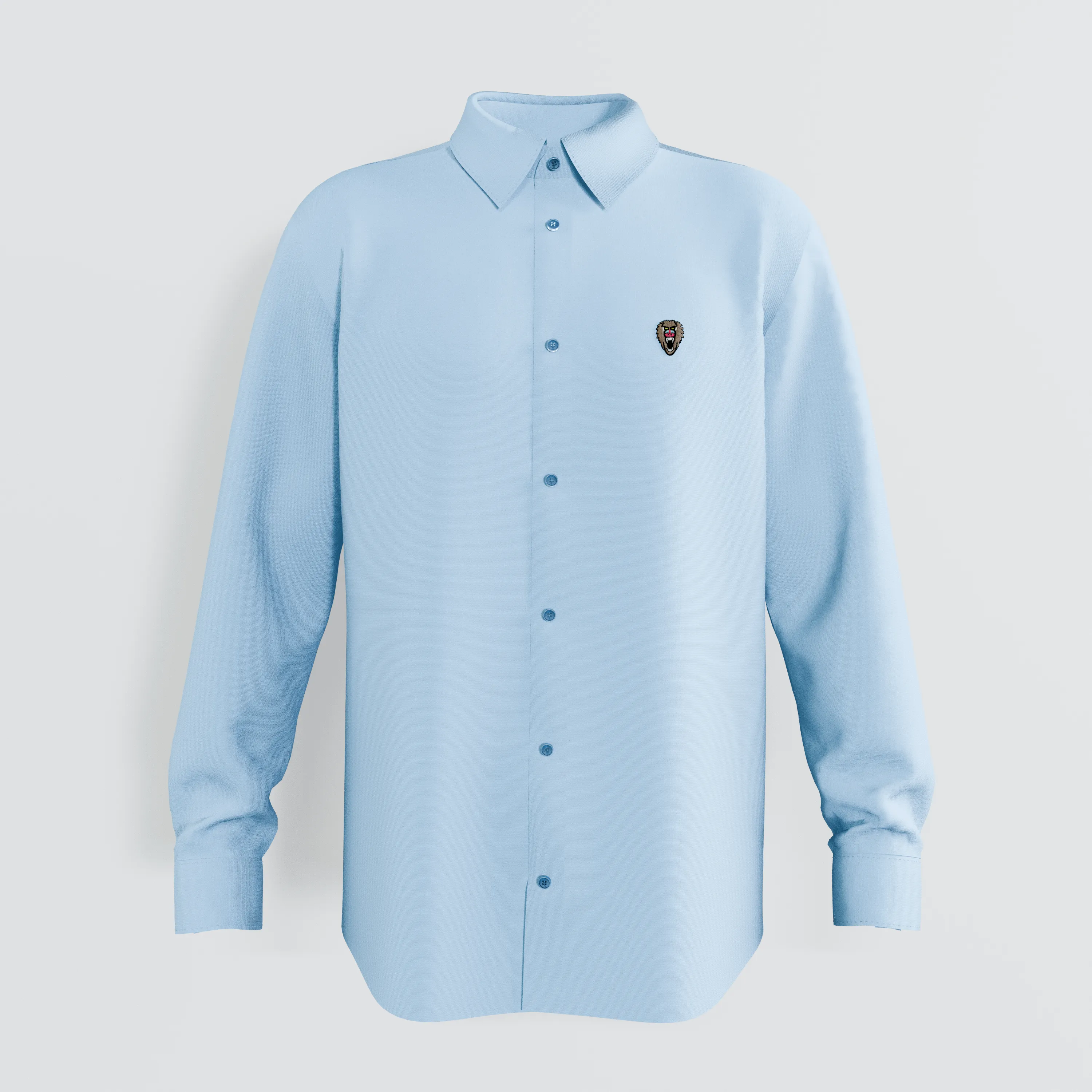 LIGHT BLUE 66 LONG SLEEVE SOLID SHIRT