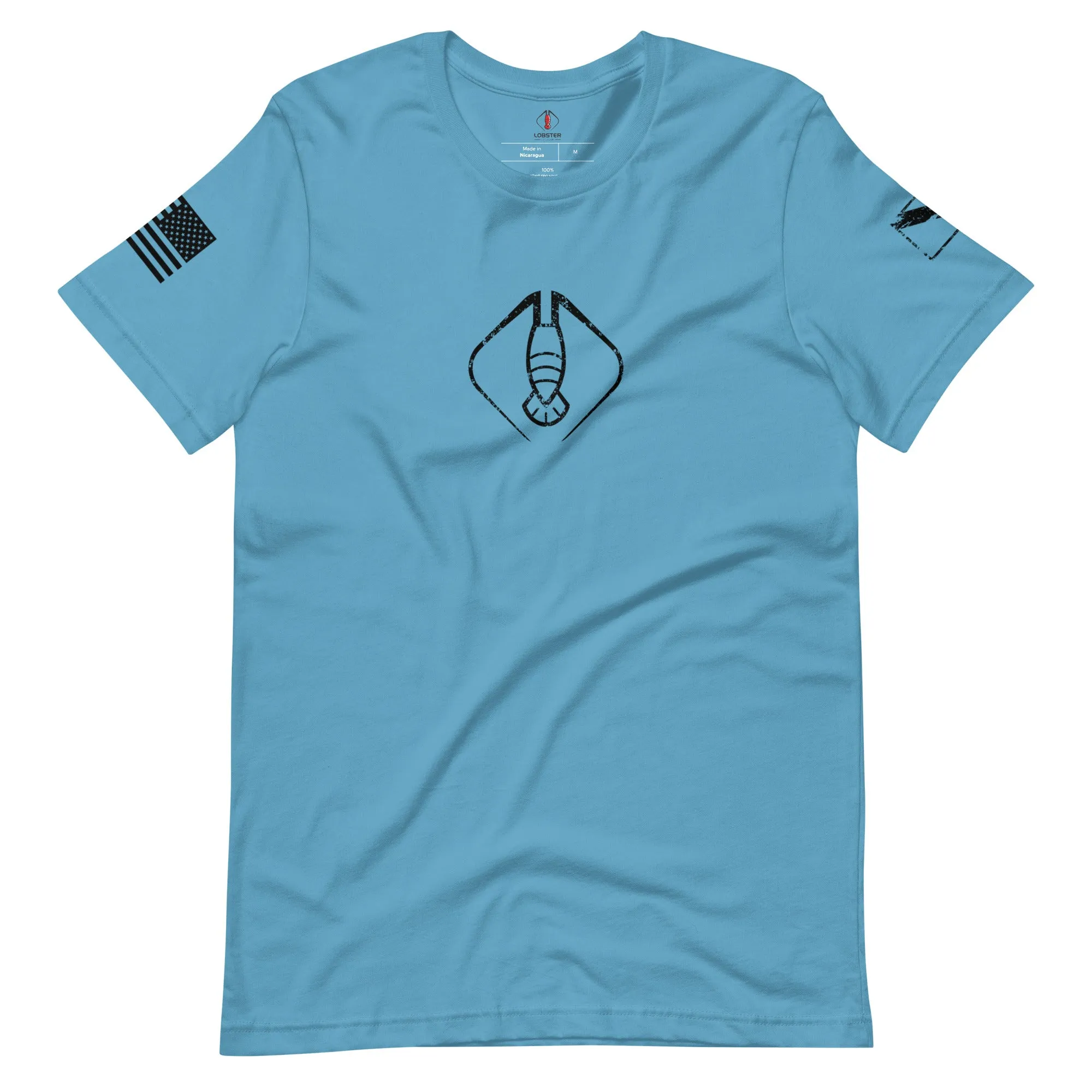 Lobster League "Hunter" Unisex T-Shirt (Black Graphics)