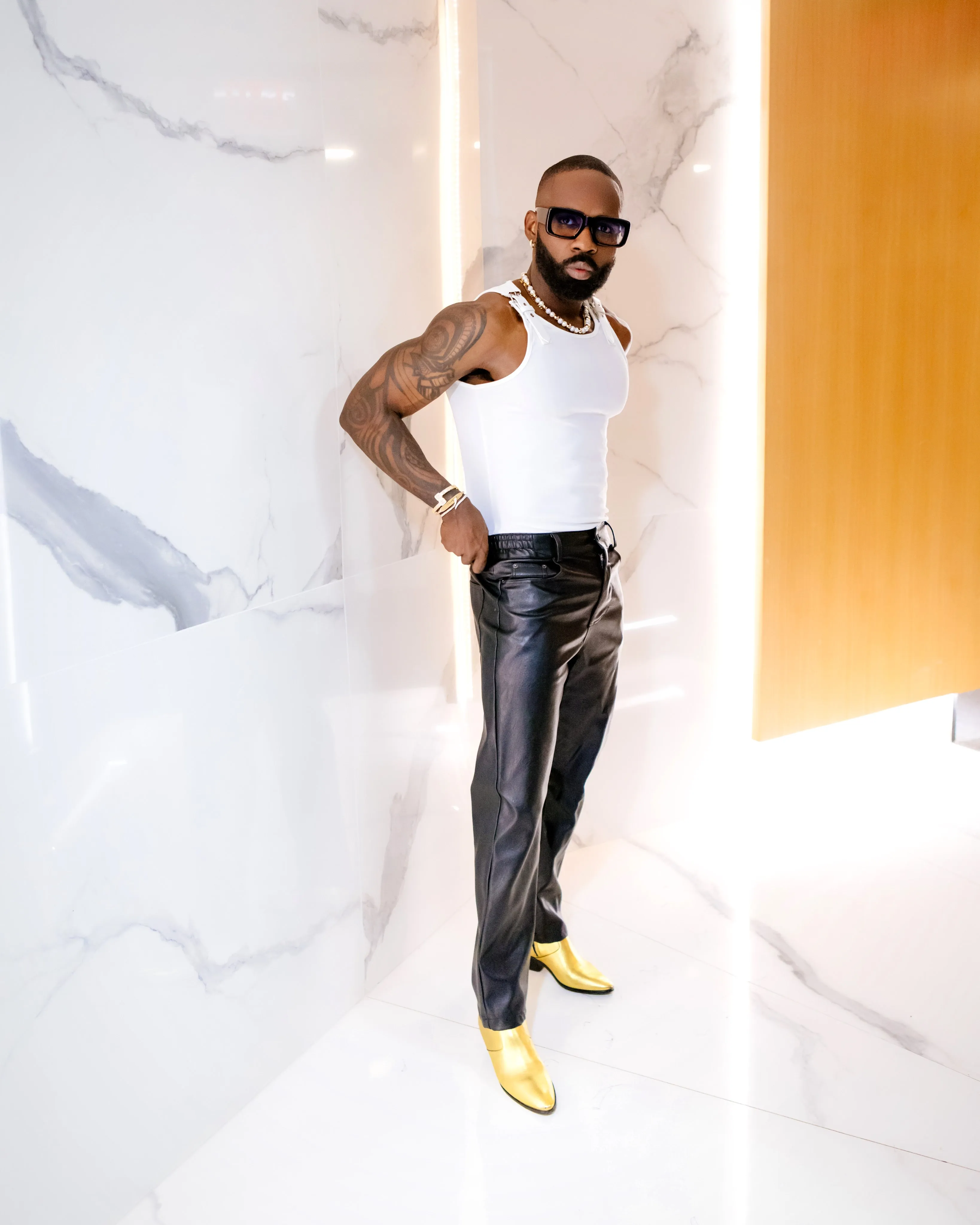 Luxury Rich' Summer Tank Tops With Leather Buckle Straps