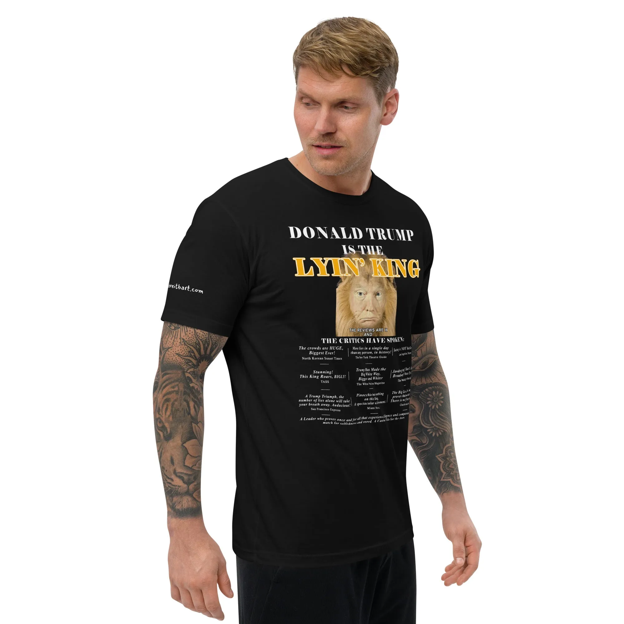 Lyin King Men's Fitted Short Sleeve T-shirt