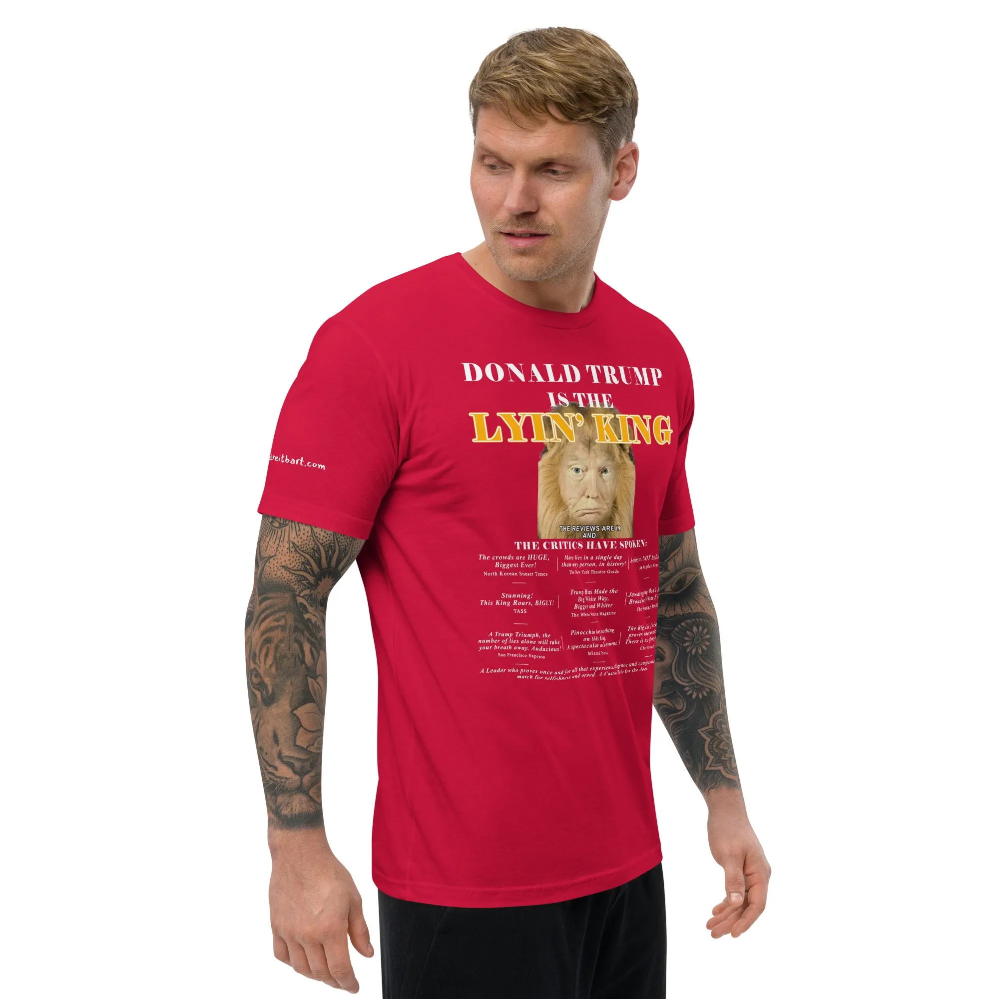 Lyin King Men's Fitted Short Sleeve T-shirt