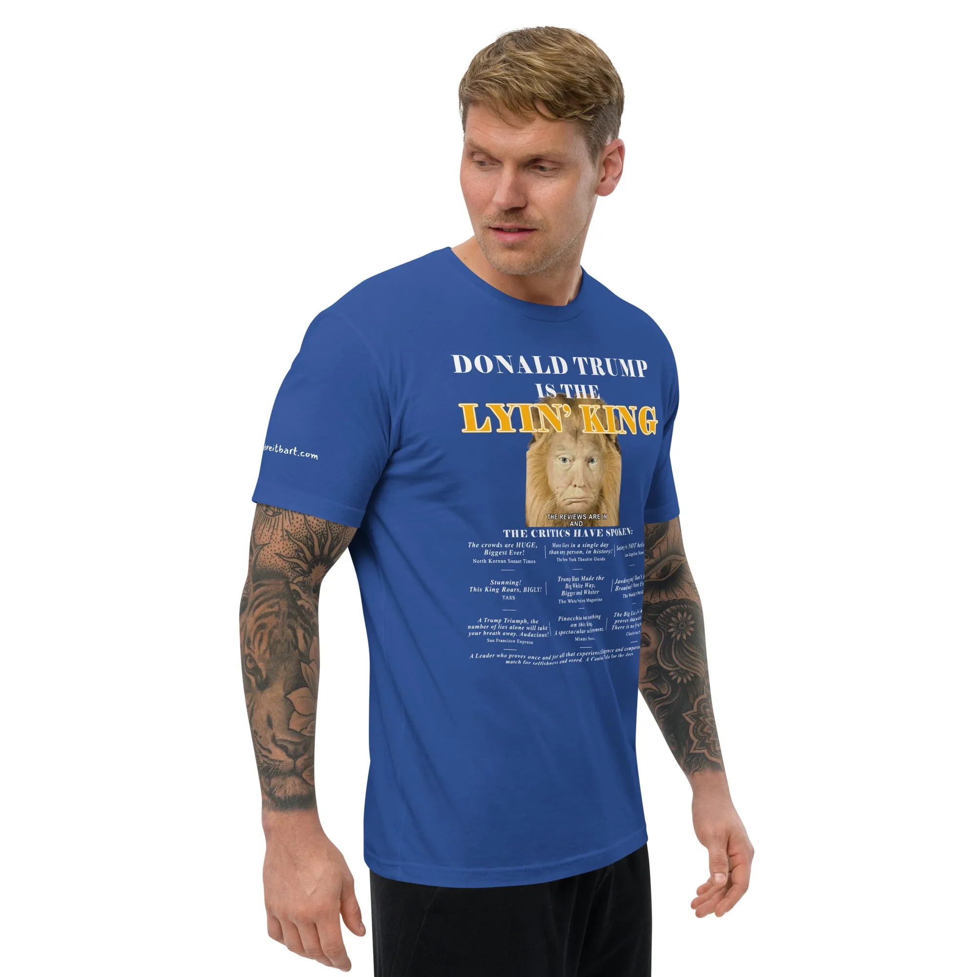 Lyin King Men's Fitted Short Sleeve T-shirt