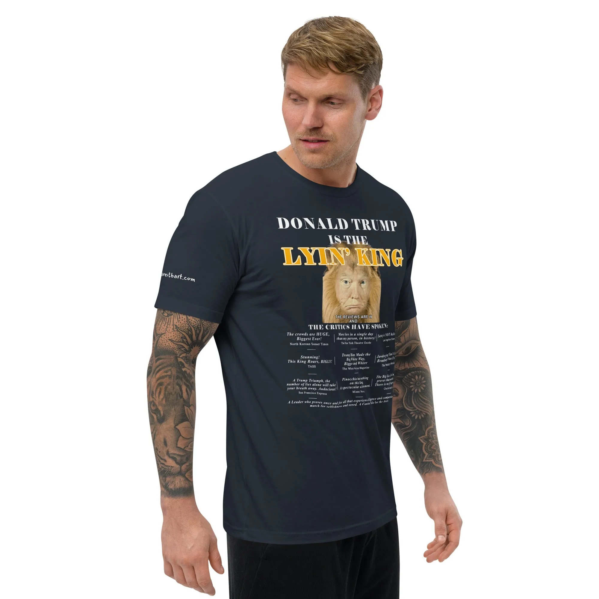 Lyin King Men's Fitted Short Sleeve T-shirt